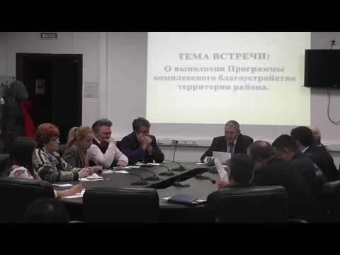 Встреча главы управы района Печатники Григорьева С.Н. с населением района 18.01.2017