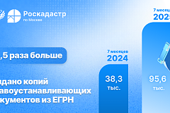Свыше 95 тысяч копий документов выдано из ЕГРН  с начала года